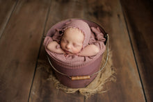 Load image into Gallery viewer, Waffle Wrap and bonnet set
