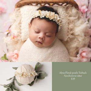 Alysa floral halo