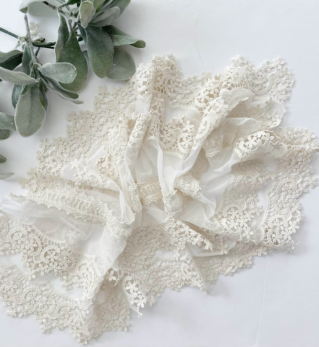 Floral Crochet layer