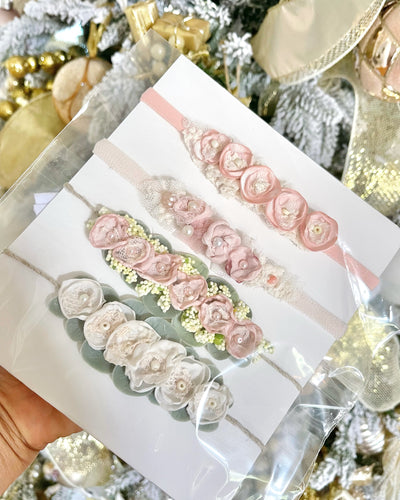 Romance -Pastel headband bundle